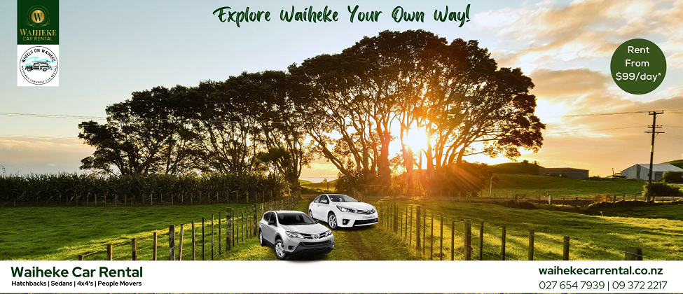 Waiheke Car Rental | Logo | Waiheke.co.nz